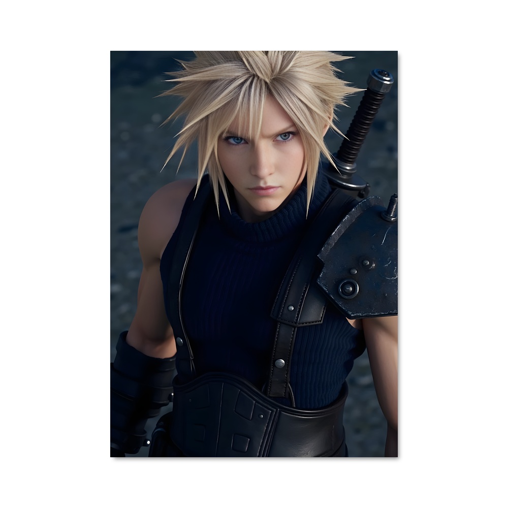 Poster Cloud strife – affiche Final Fantasy